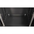 Шкаф 19" телекоммуникационный настенный,  18U 901x600х450 мм, дверь перфорация, черный